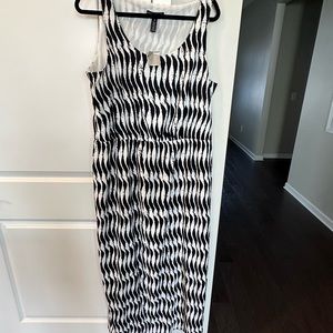 This is a floor length new with tags Chicos dress